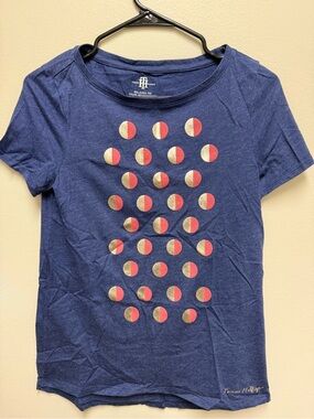 Tommy Hilfiger Women’s Dark Blue Sz Small Relaxed Fit Top